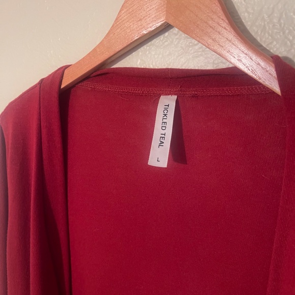 Women’s large red cardigan - Picture 3 of 4